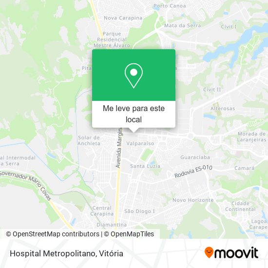 Hospital Metropolitano mapa