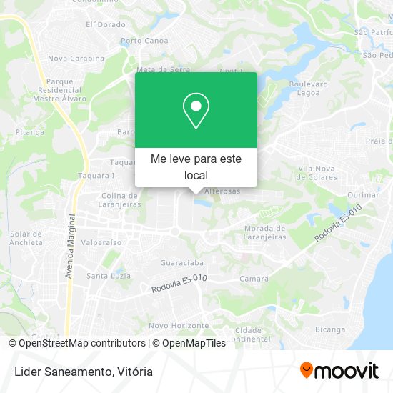 Lider Saneamento mapa