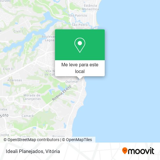 Ideali Planejados mapa