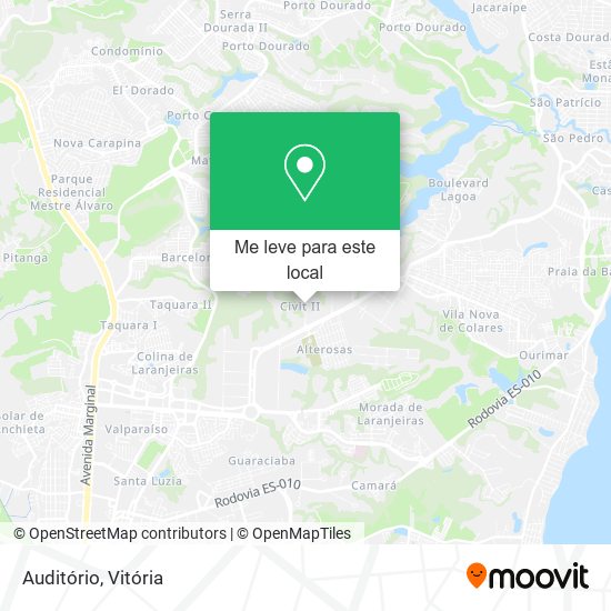 Auditório mapa