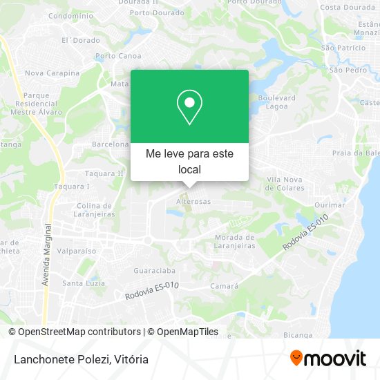 Lanchonete Polezi mapa