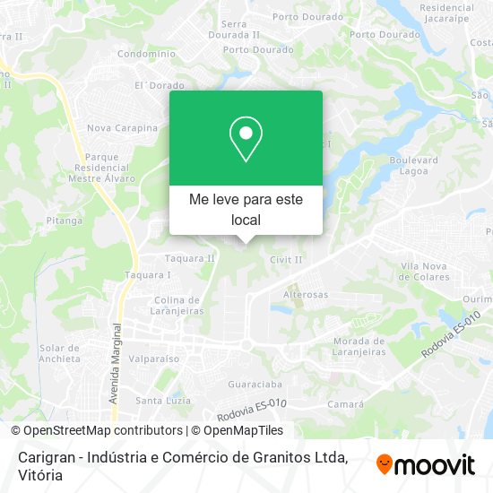 Carigran - Indústria e Comércio de Granitos Ltda mapa