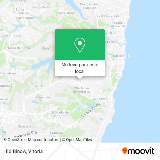 Ed Binow mapa