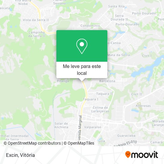 Excin mapa