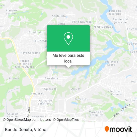 Bar do Donato mapa