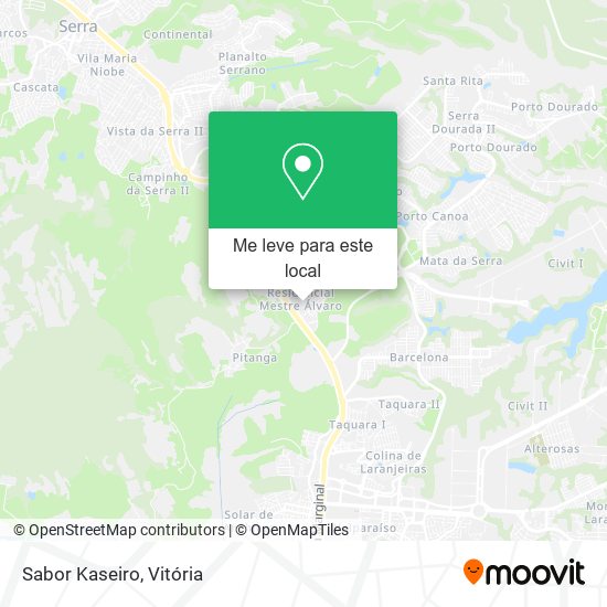 Sabor Kaseiro mapa