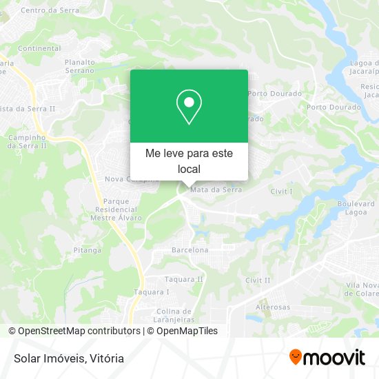 Solar Imóveis mapa