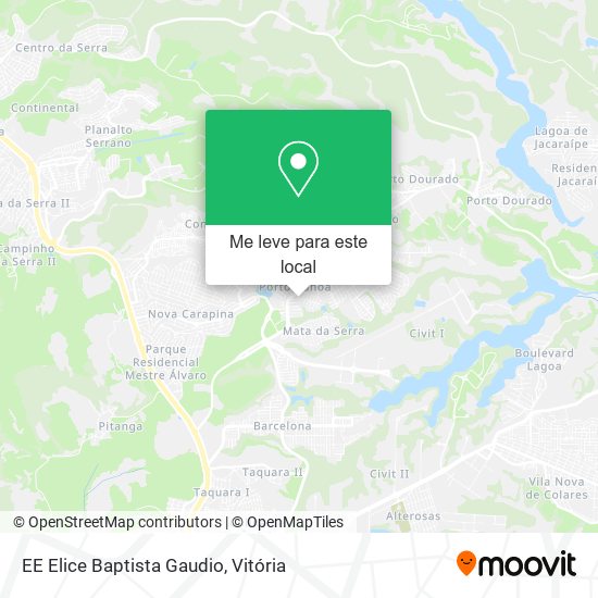 EE Elice Baptista Gaudio mapa