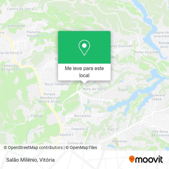 Salão Milênio mapa
