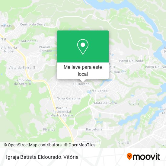 Igraja Batista Eldourado mapa