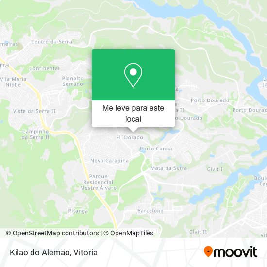 Kilão do Alemão mapa
