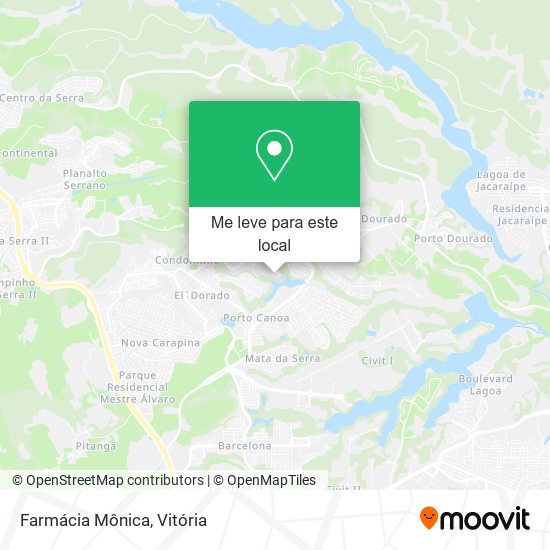 Farmácia Mônica mapa