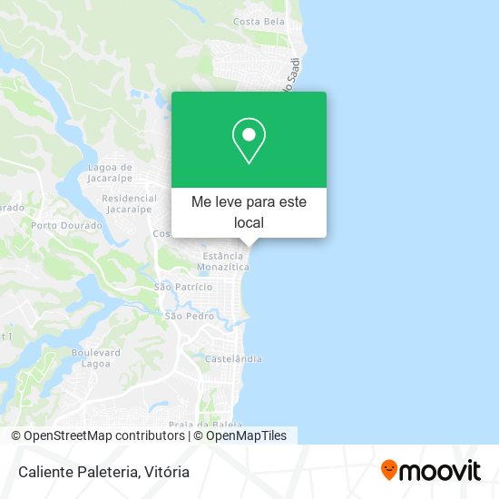 Caliente Paleteria mapa