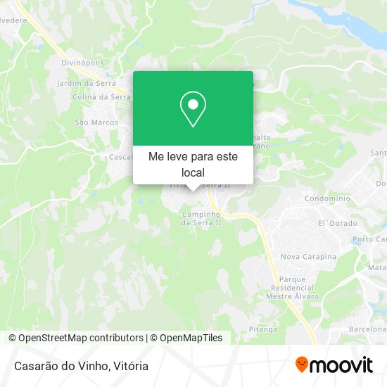 Casarão do Vinho mapa