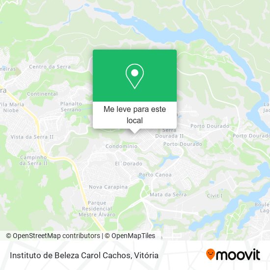 Instituto de Beleza Carol Cachos mapa