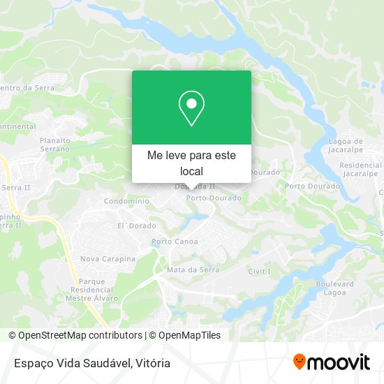 Espaço Vida Saudável mapa