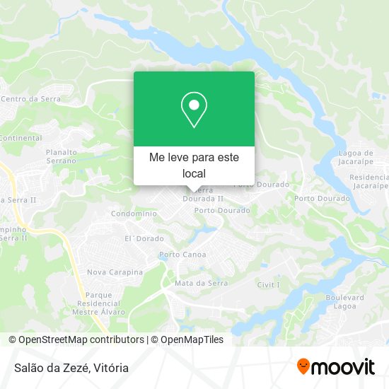 Salão da Zezé mapa