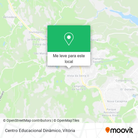 Centro Educacional Dinâmico mapa