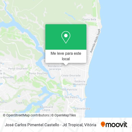 José Carlos Pimentel Castello - Jd Tropical mapa