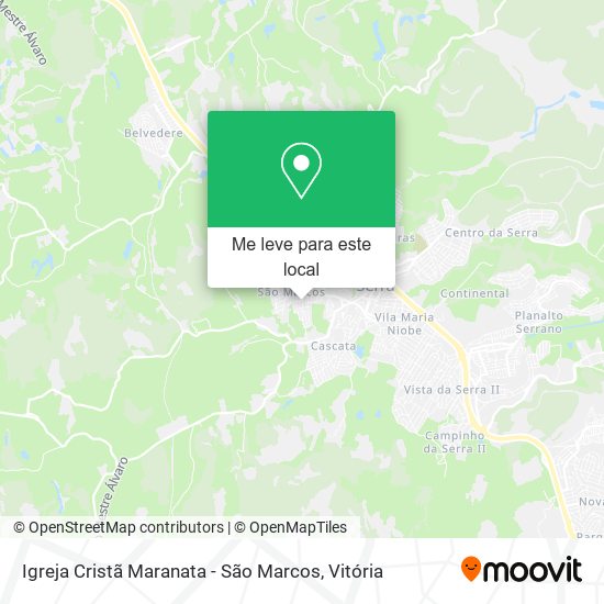 Igreja Cristã Maranata - São Marcos mapa