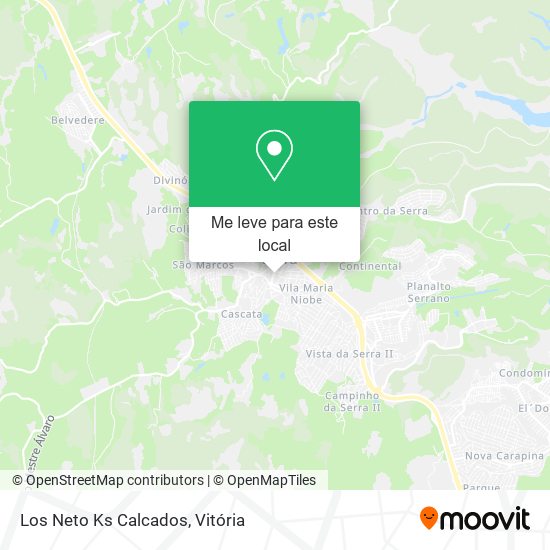 Los Neto Ks Calcados mapa
