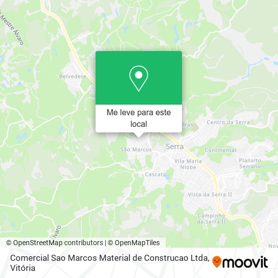Comercial Sao Marcos Material de Construcao Ltda mapa