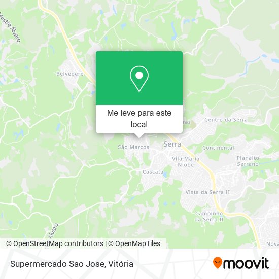 Supermercado Sao Jose mapa