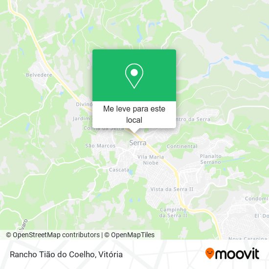 Rancho Tião do Coelho mapa