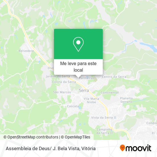 Assembleia de Deus/ J. Bela Vista mapa