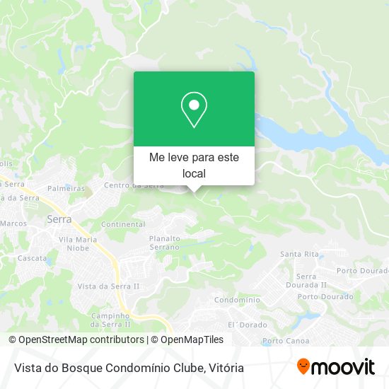 Vista do Bosque Condomínio Clube mapa
