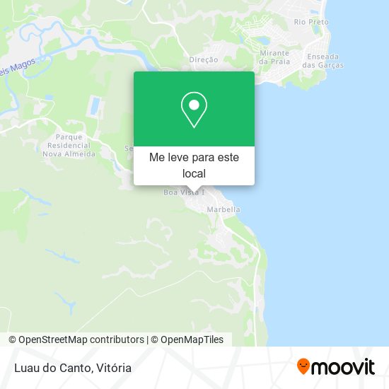 Luau do Canto mapa