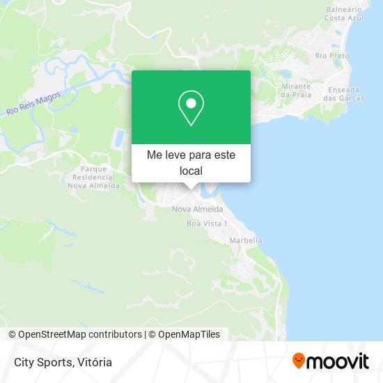 City Sports mapa
