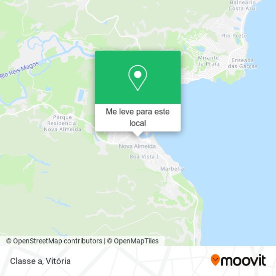 Classe a mapa