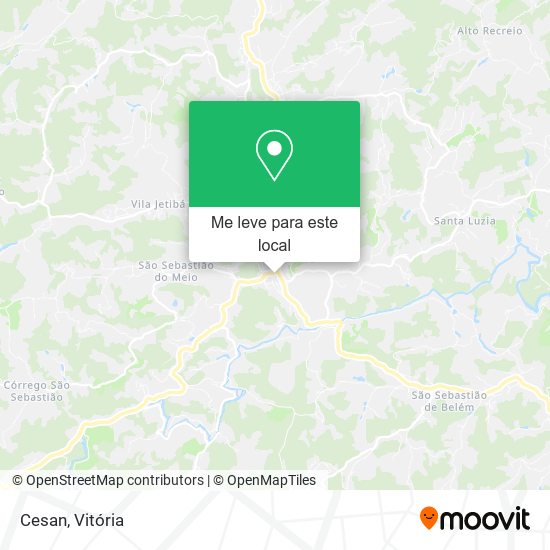 Cesan mapa