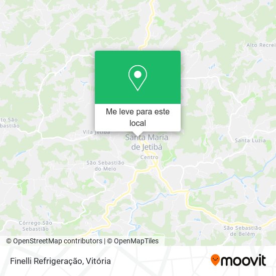 Finelli Refrigeração mapa