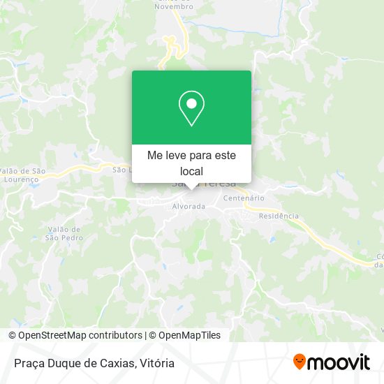 Praça Duque de Caxias mapa