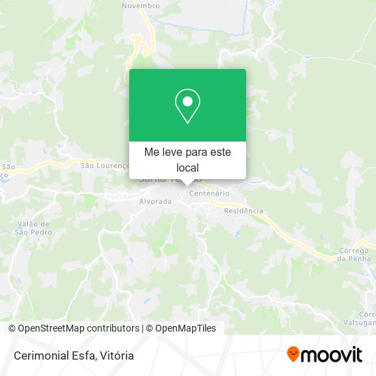 Cerimonial Esfa mapa
