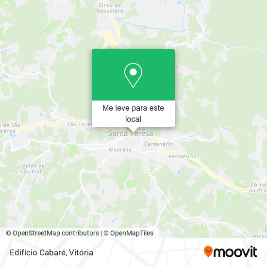 Edifício Cabaré mapa