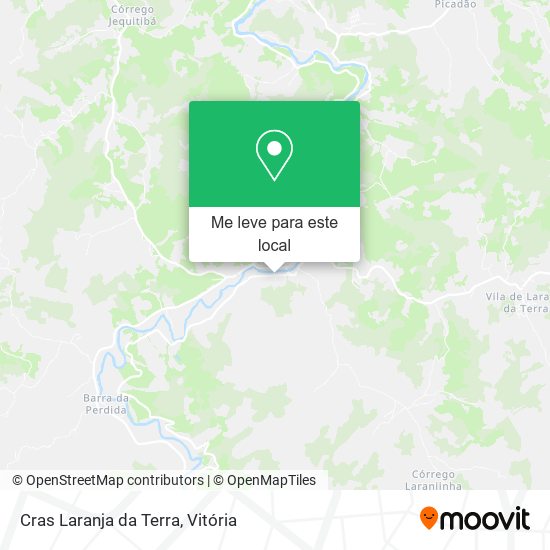 Cras Laranja da Terra mapa
