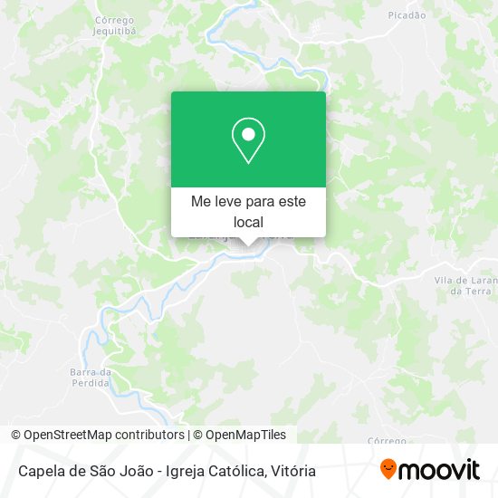 Capela de São João - Igreja Católica mapa