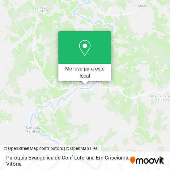 Paróquia Evangélica de Conf Luterana Em Crisciuma mapa