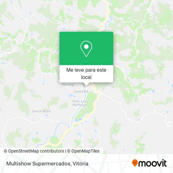 Multishow Supermercados mapa