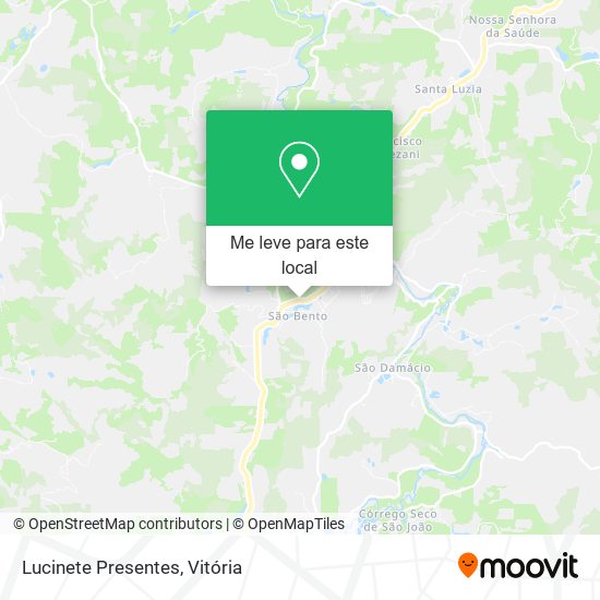 Lucinete Presentes mapa