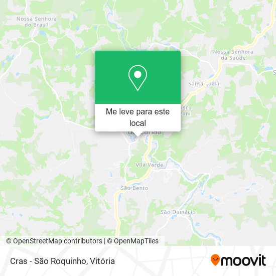 Cras - São Roquinho mapa