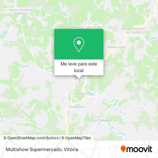 Multishow Supermercado mapa