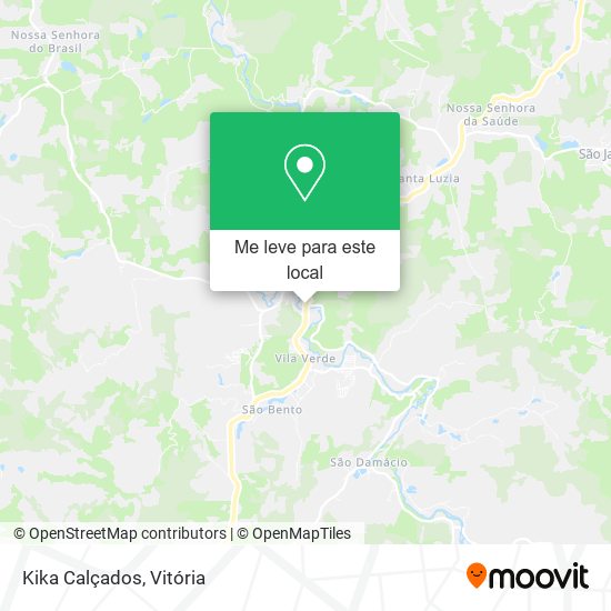Kika Calçados mapa