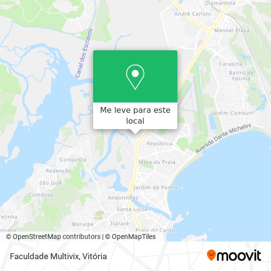 Faculdade Multivix mapa