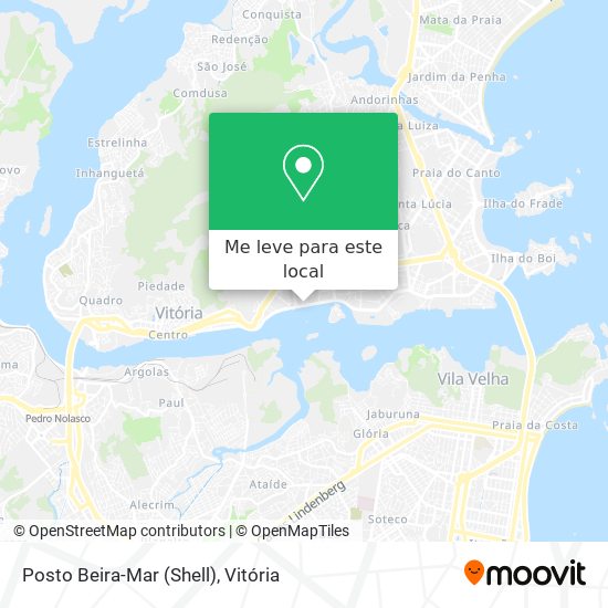 Posto Beira-Mar (Shell) mapa