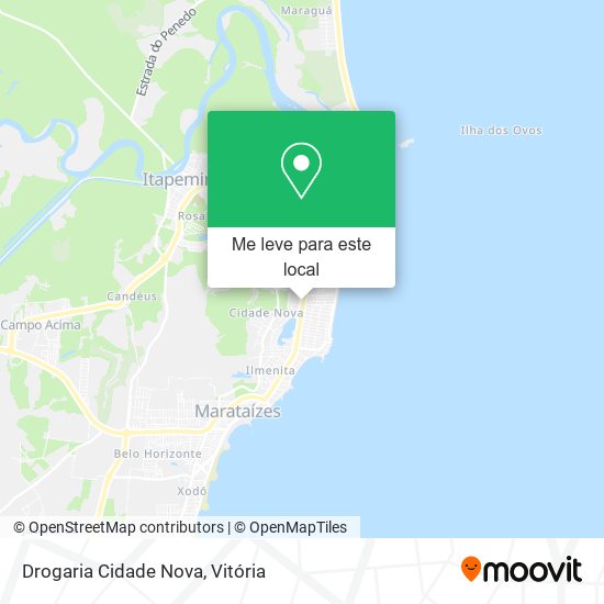 Drogaria Cidade Nova mapa