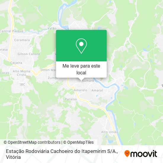 Estação Rodoviária Cachoeiro do Itapemirim S / A. mapa